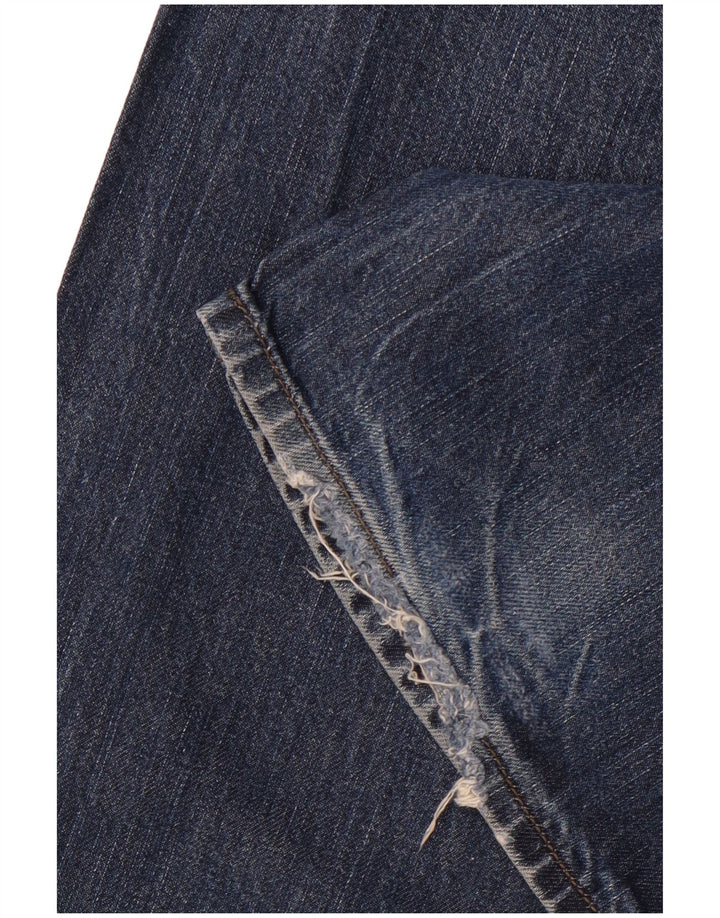 DIESEL Herre Larkee Straight Jeans W34 L34 Blå Bomuld