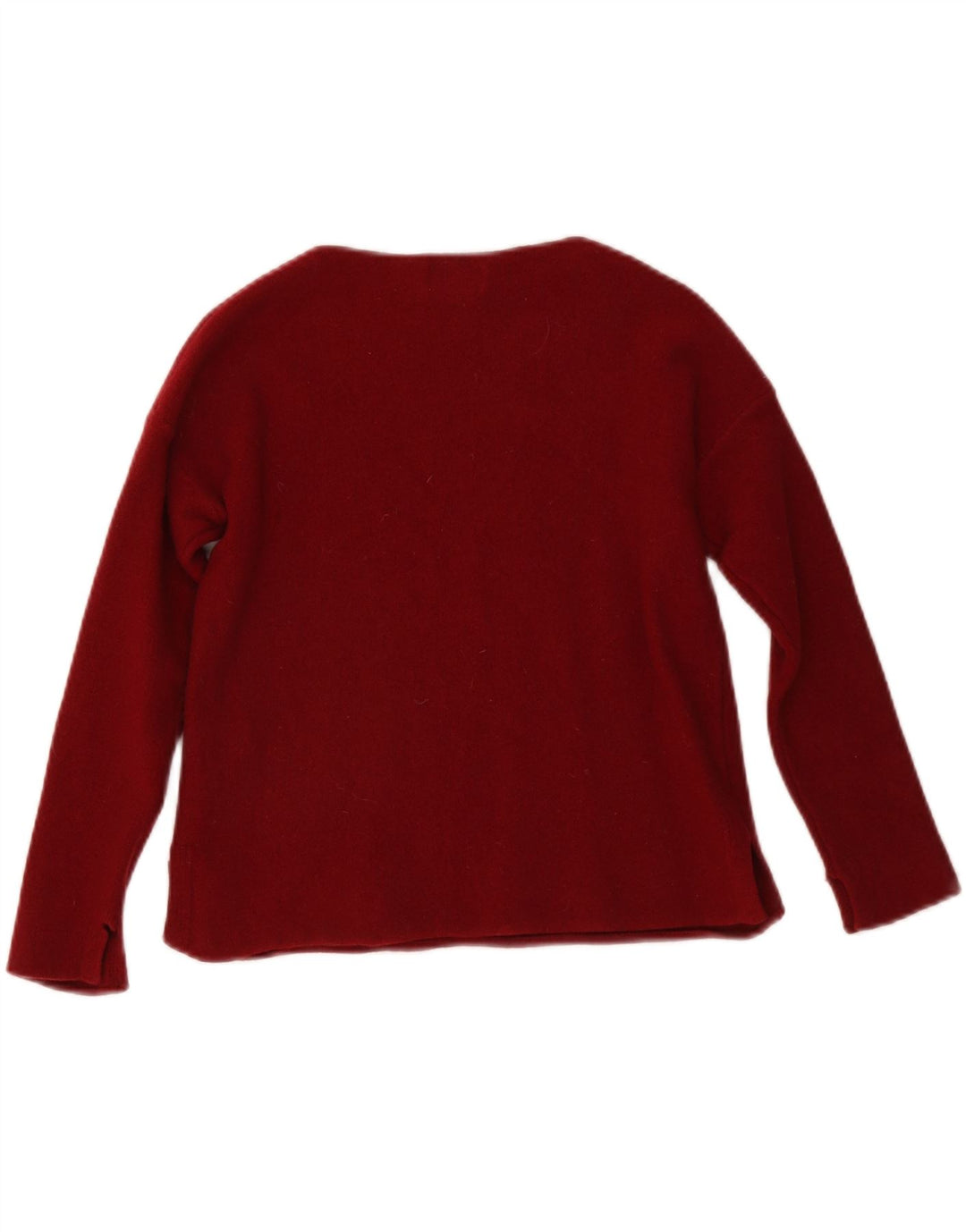 Toast Dame Boat Neck Jumper Sweater Small/Medium Rød Uld