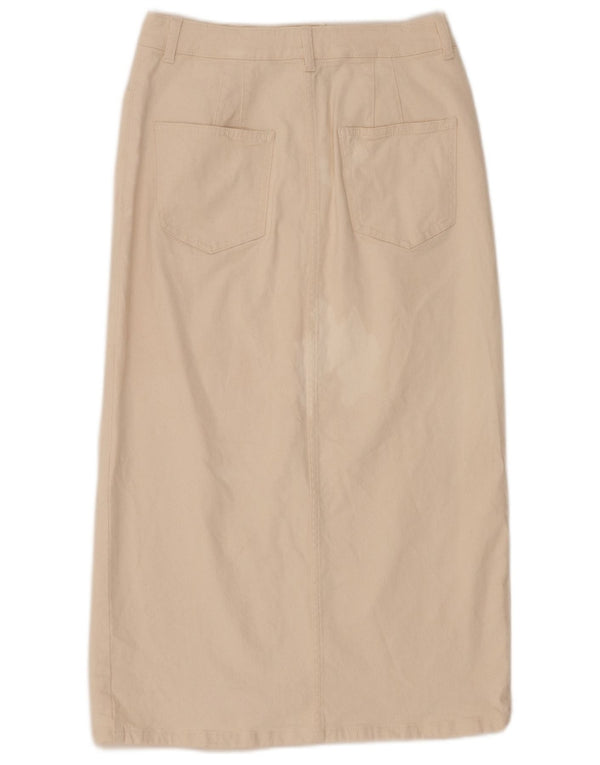 Phase Eight Dame Denim Nederdel UK 10 Small W28 Off White Bomuld