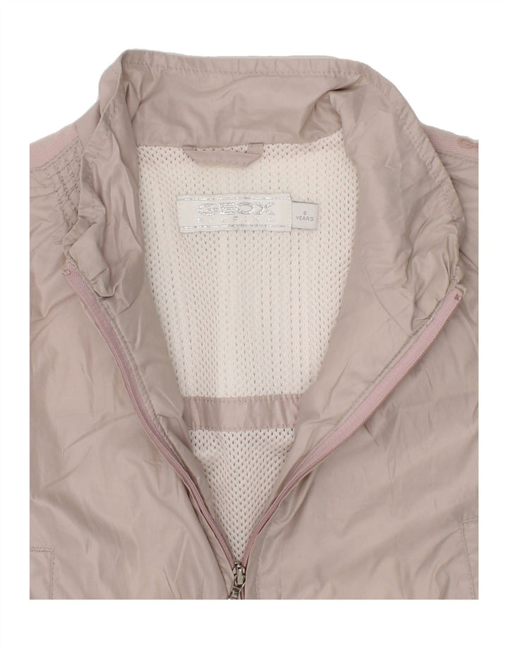 GEOX Girls Rain Jacket 5-6 Years Grey Polyamide Vintage Geox and Second-Hand Geox from Messina Hembry 