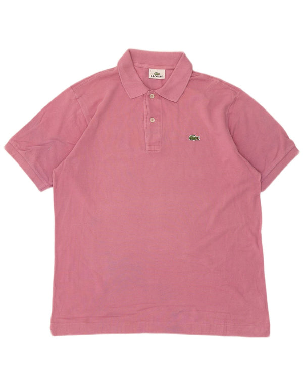 Lacoste herre poloskjorte str. 5 Large Pink Bomuld