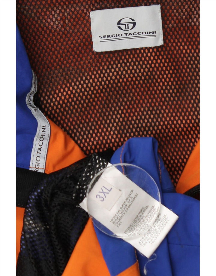 Sergio Tacchini Herre grafisk træningsdragt Topjakke 3XL Orange Colourblock