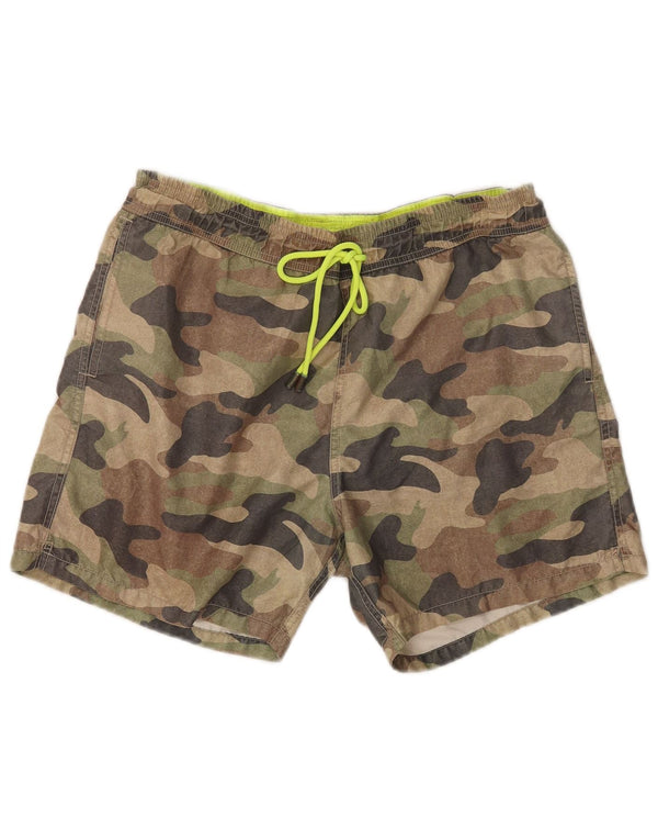 MC2 SAINT BARTH Badeshorts til mænd Medium Khaki Polyester