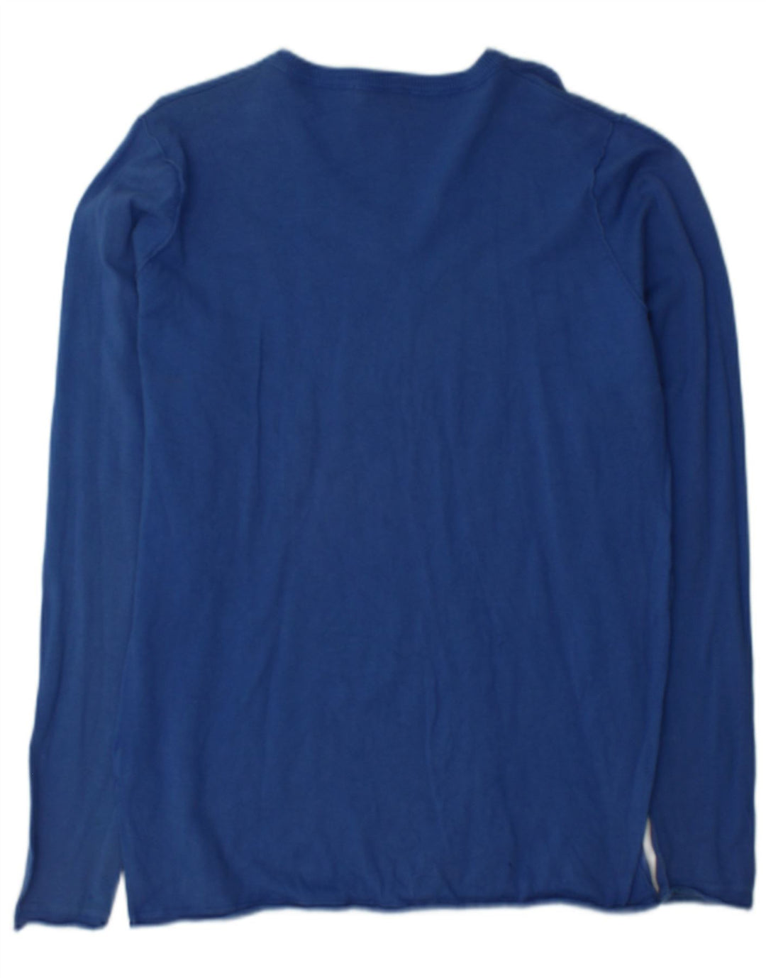 Zara Herre V-hals sweater XL Blå Bomuld