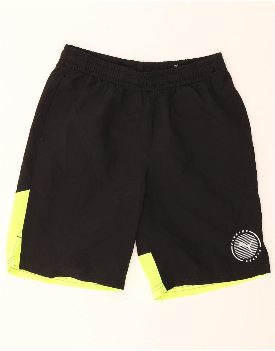 Puma Boys Sports Shorts 13-14 år Sort Colourblock Polyester
