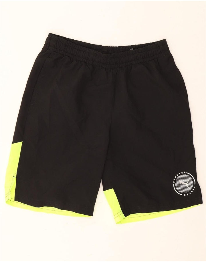Puma Boys Sports Shorts 13-14 år Sort Colourblock Polyester