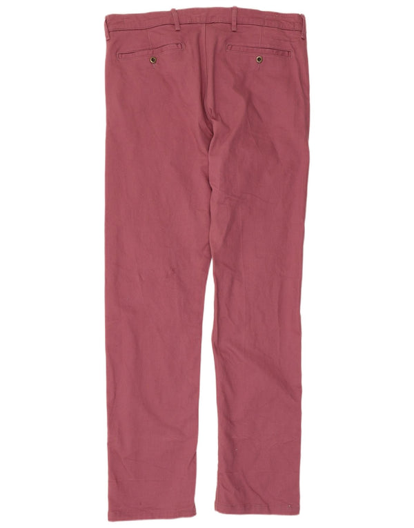 Levi's Straight Chino-bukser til mænd W36 L32 Pink Bomuld