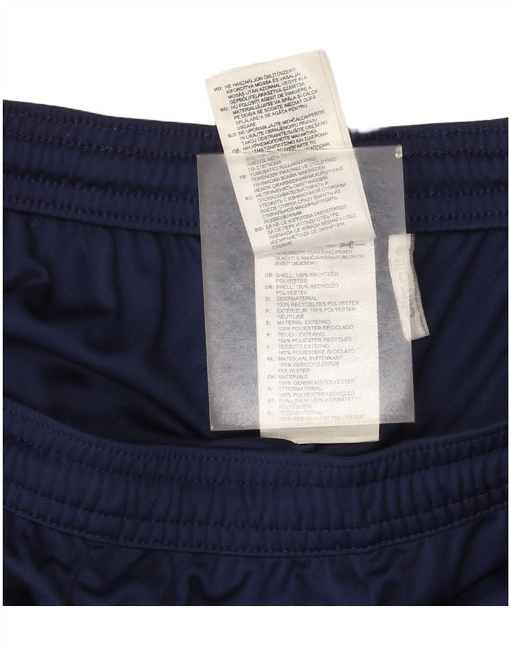 Adidas Herre Climalite Sportshorts Large Navy Blue Colourblock Polyester