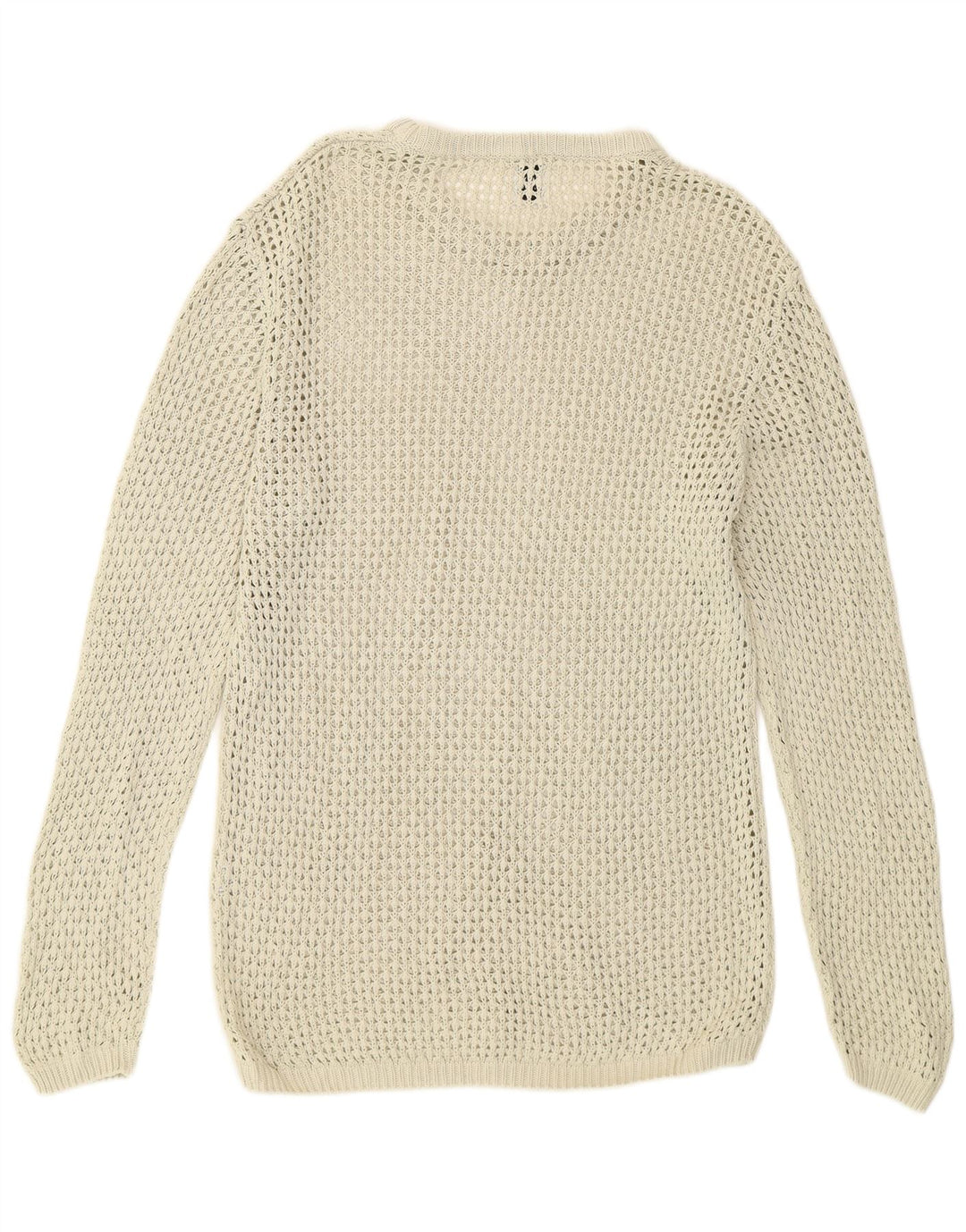 Zara Herre se gennem rund hals sweater stor beige