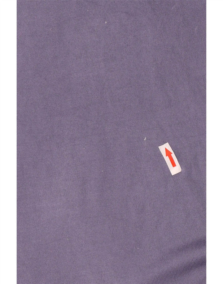 Zara Herre T-Shirt Top Medium Lilla Viscose