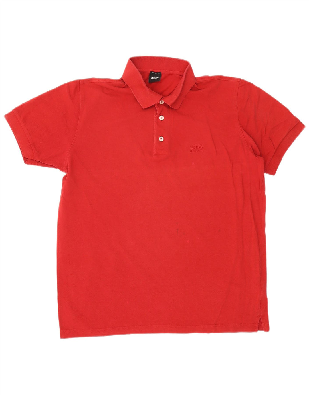 Hugo Boss herre poloshirt Medium rød bomuld