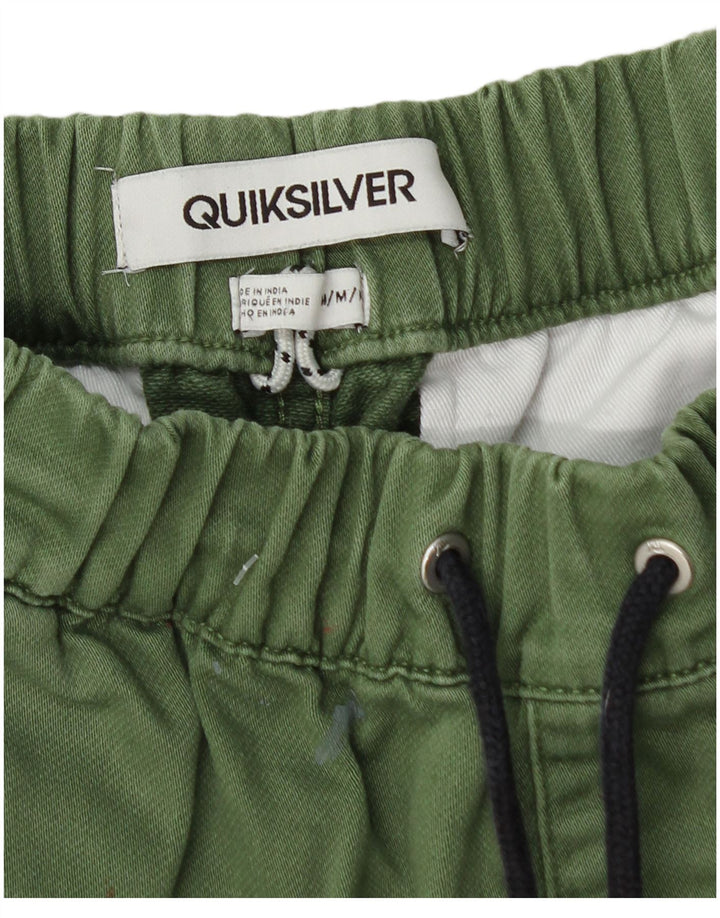 Quiksilver Lige Chinobukser til mænd Medium W30 L30 Grøn Polyester