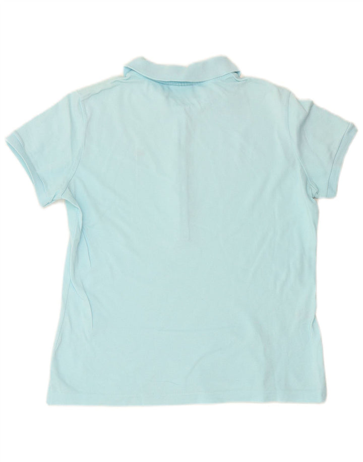 LACOSTE Poloskjorte til kvinder Str. 48 XL Blå Bomuld