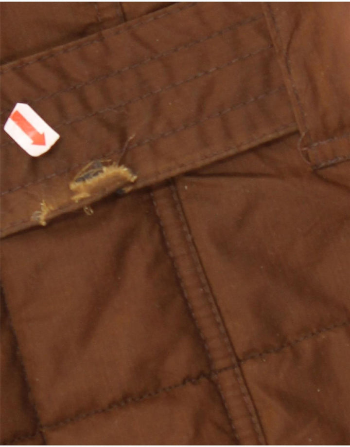 BARBOUR Militærvokset bomuldsjakke til kvinder DK 16 Stor brun bomuld