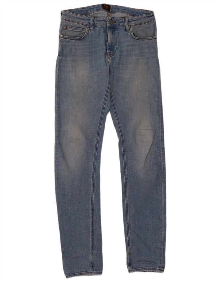 Lee Herre Malone Slim Jeans W30 L34 Blå Bomuld