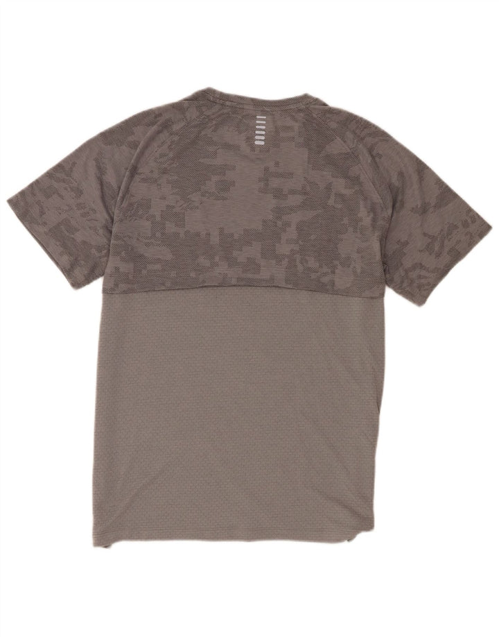 Under Armour Herre Heat Gear T-Shirt Top Medium Grey Camouflage