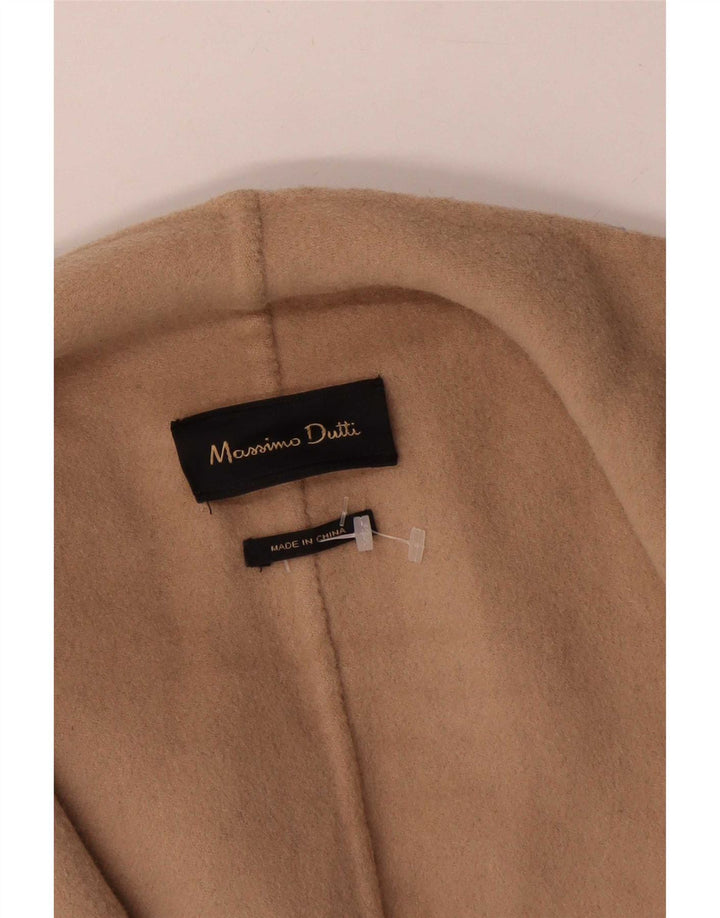 Massimo Dutti Dame Oversized Open Blazer Jacket UK 6 XS Grå Colourblock