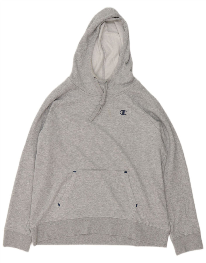 Champion Herre hættetrøje Jumper Large Grå Flecked Bomuld