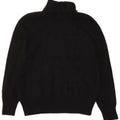 Marks & Spencer Dame Rullehals Sweater UK 14 Stor Sort Cashmere