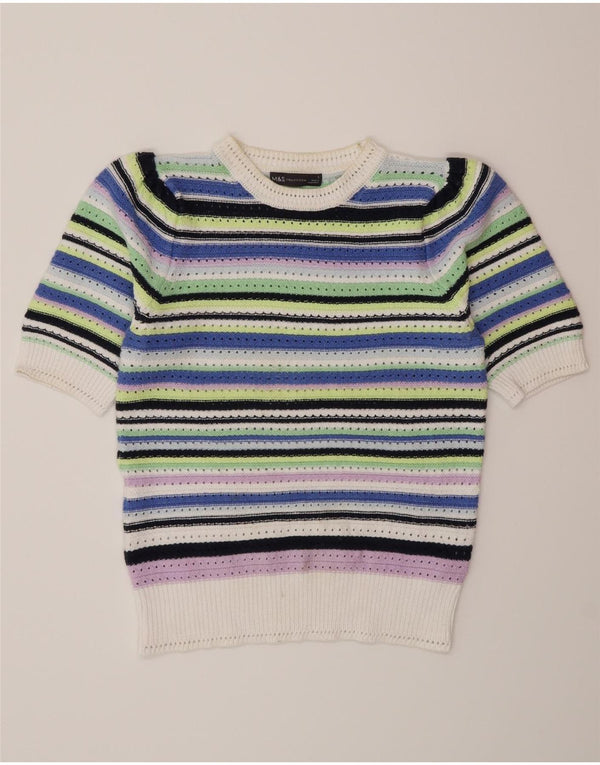 Marks & Spencer Dametrøjetrøje med rund hals DK 10 Lille flerfarvet