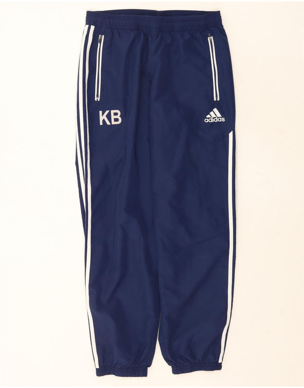 Adidas Herre grafiske træningsdragt Bukser Joggers UK 40/42 Medium Navy Blue