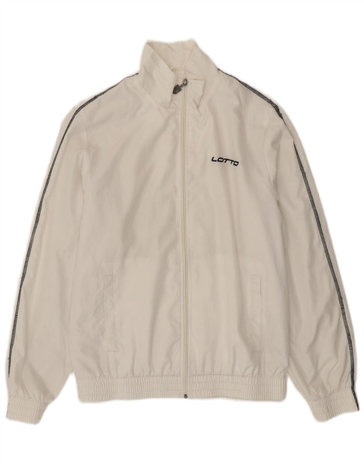 Lotto Herre træningsdragt Topjakke Medium Hvid Polyester