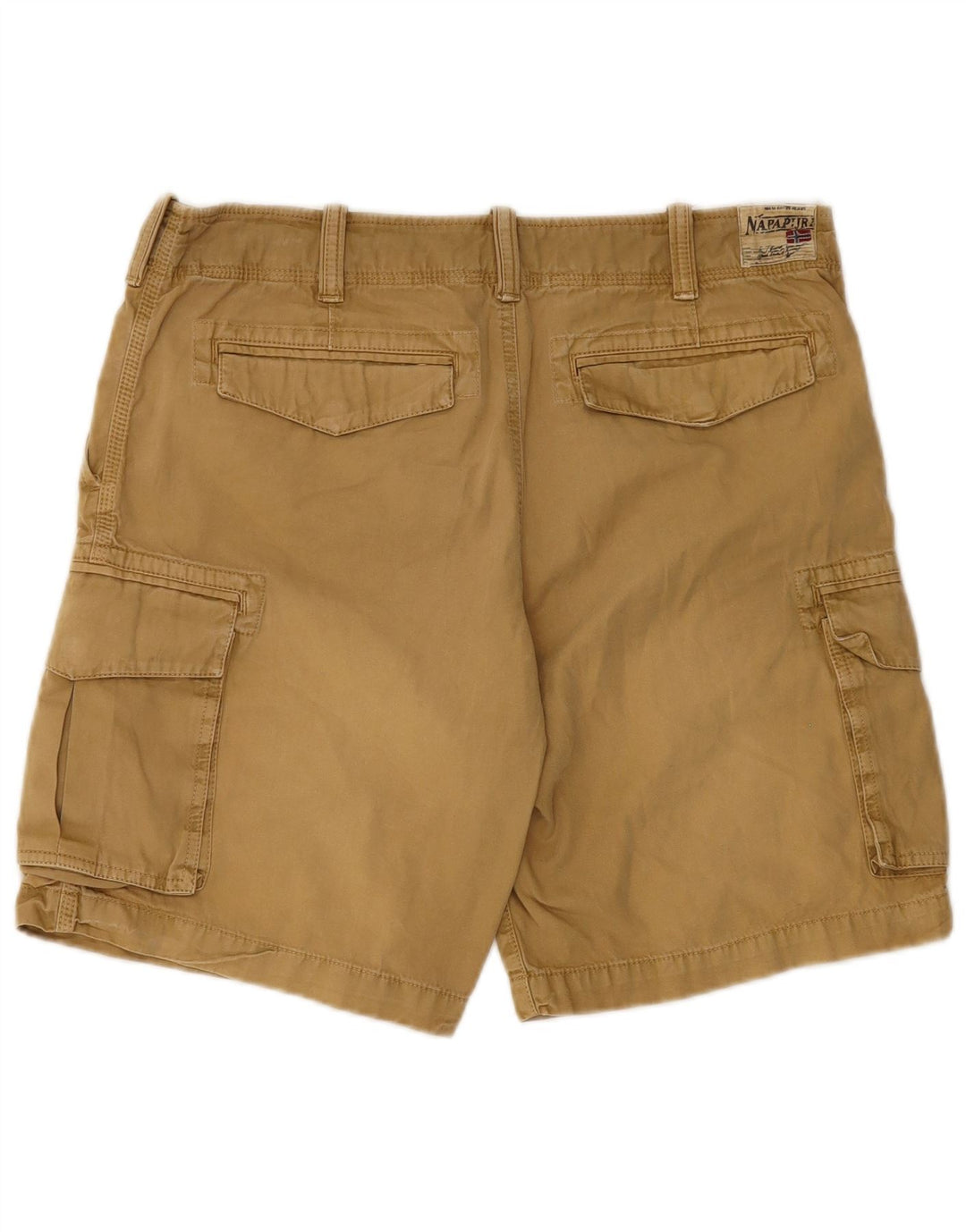 Napapijri Herre Cargo Shorts W33 Medium Beige Bomuld