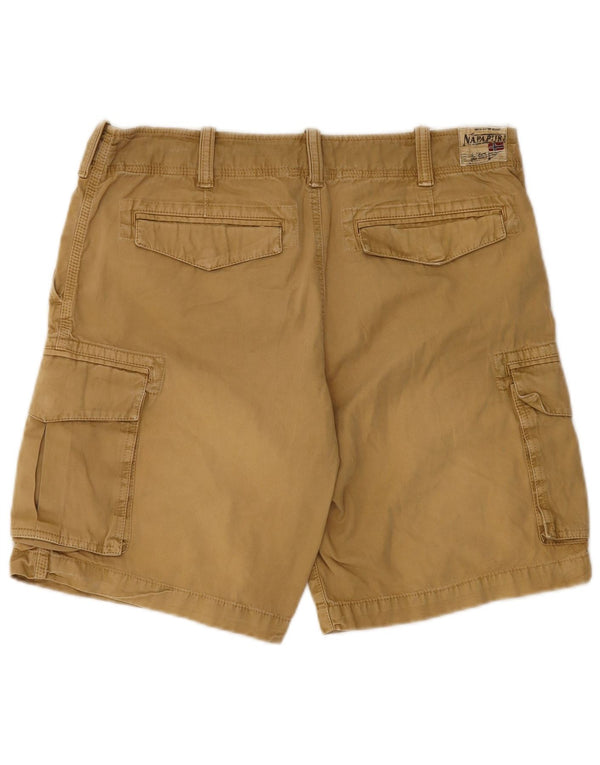 Napapijri Herre Cargo Shorts W33 Medium Beige Bomuld