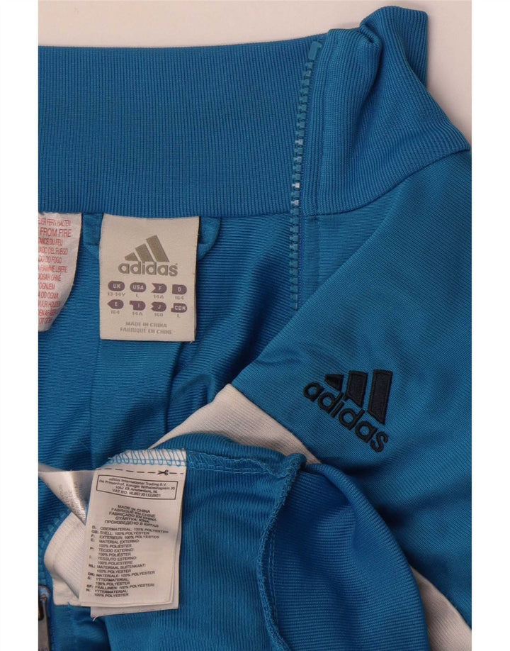 Adidas Træningsdragt Topjakke til drenge 13-14 år Blå Colourblock Polyester