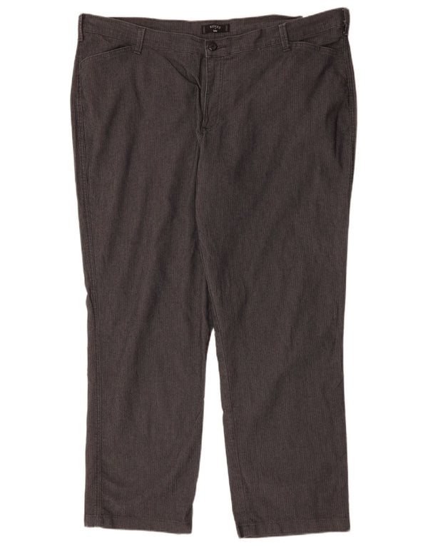 LEE Womens Riders Casual Bukser US 24 4XL W48 L31 Grå sildeben