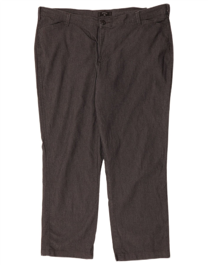 LEE Womens Riders Casual Bukser US 24 4XL W48 L31 Grå sildeben