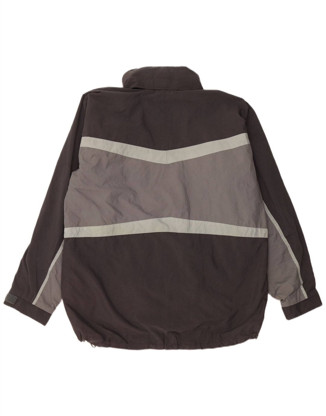 Helly Hansen Herre Hættevindjakke UK 40 Stor Grå Colourblock