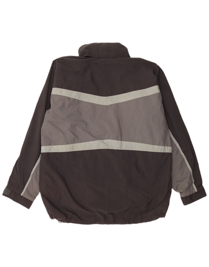 Helly Hansen Herre Hættevindjakke UK 40 Stor Grå Colourblock