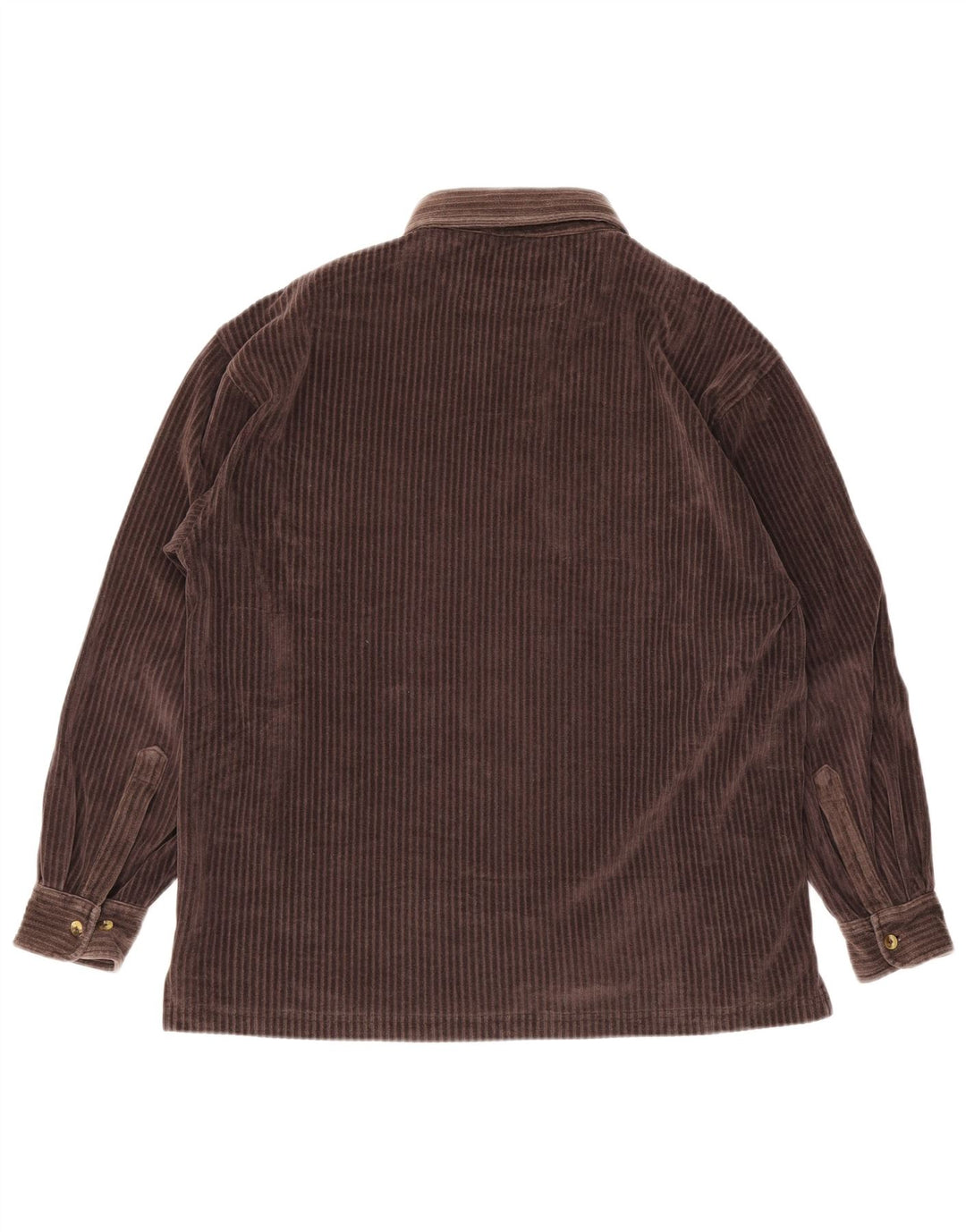 Marlboro Classics Herre Corduroy Pullover Shirt Medium Brun Bomuld