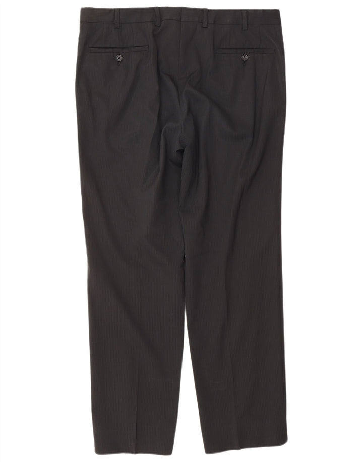 PRADA Herre 3-knap 2-delt jakkesæt IT 52 XL W34 L30 Sort Klassisk