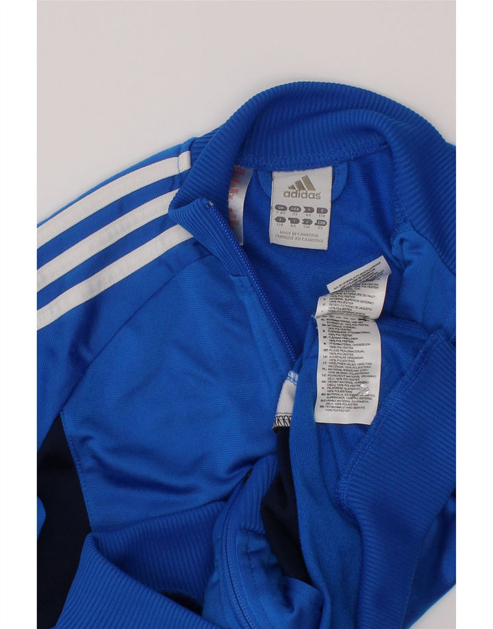 Adidas Træningsdragt Topjakke til drenge 7-8 år Blå Colourblock Polyester