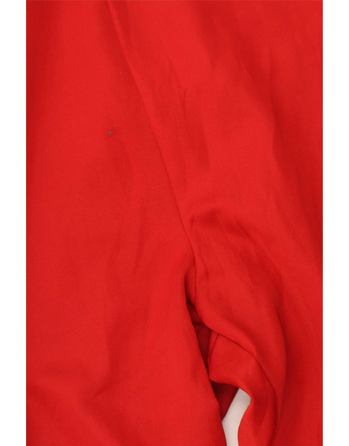 Zara Træningsdragtsbukser til kvinder EU 30 W30 L29 Rød Colourblock Polyester