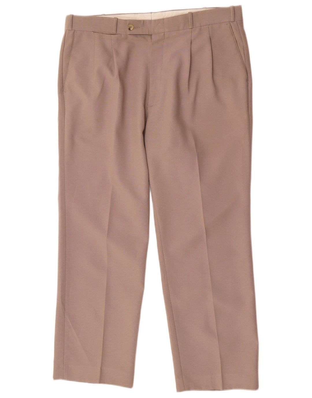 Farah Herre Pegged Suit Bukser W36 L28 Brun Polyester