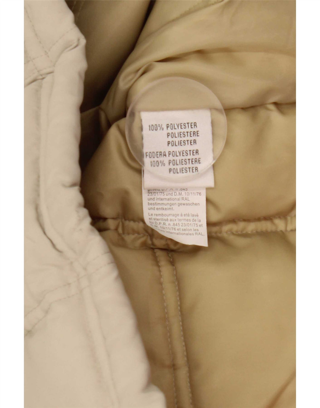 Wampum Polstret Herrejakke UK 44 2XL Beige Polyester