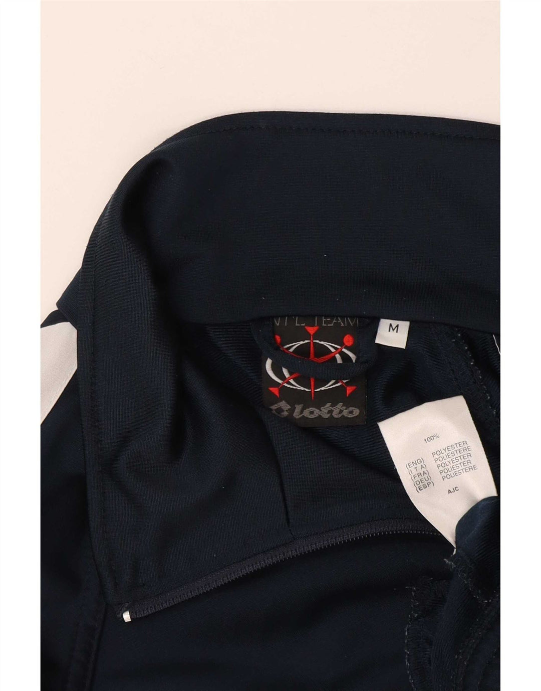 Lotto Herre Grafisk Tracksuit Top Jakke Medium Navy Blå Colourblock