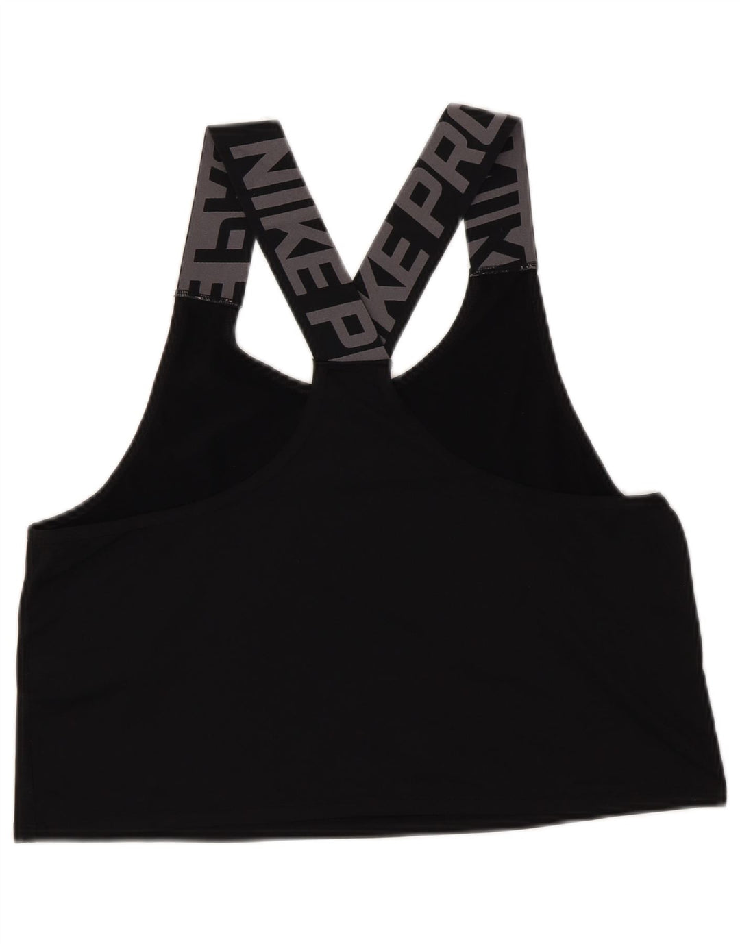 Nike Dame Dri Fit Sport BH Grafisk Vest Top UK 14 Medium Sort Polyester