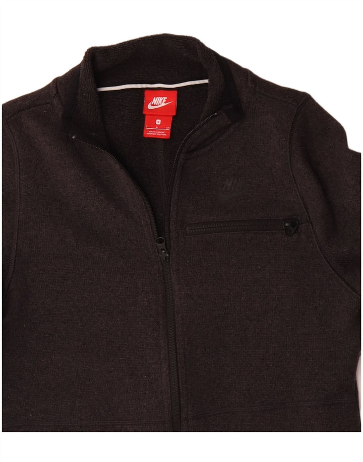 NIKE træningsdragt topjakke til kvinder UK 10 Lille grå polyester