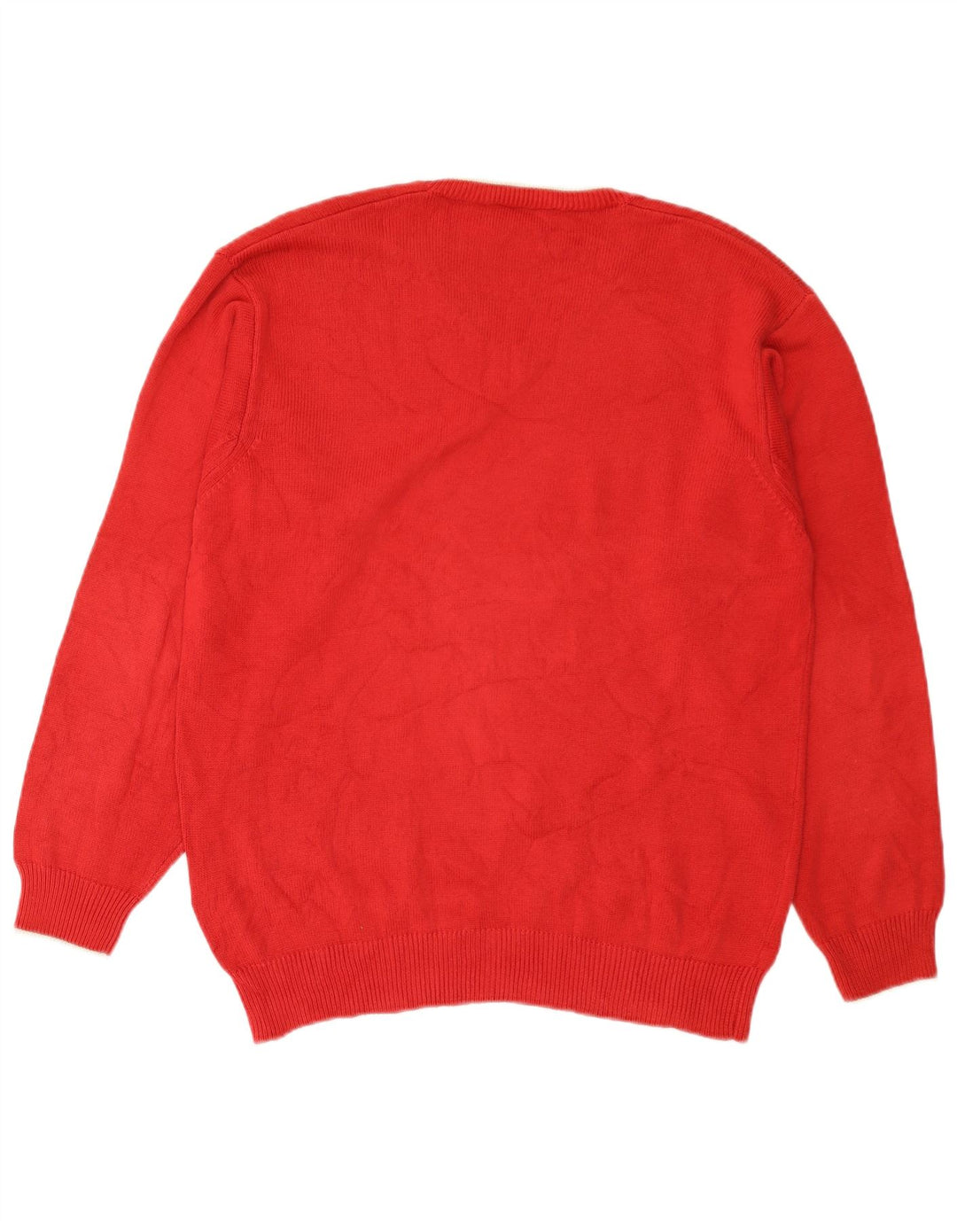 Fred Perry Herre V-hals sweater Medium Rød Bomuld