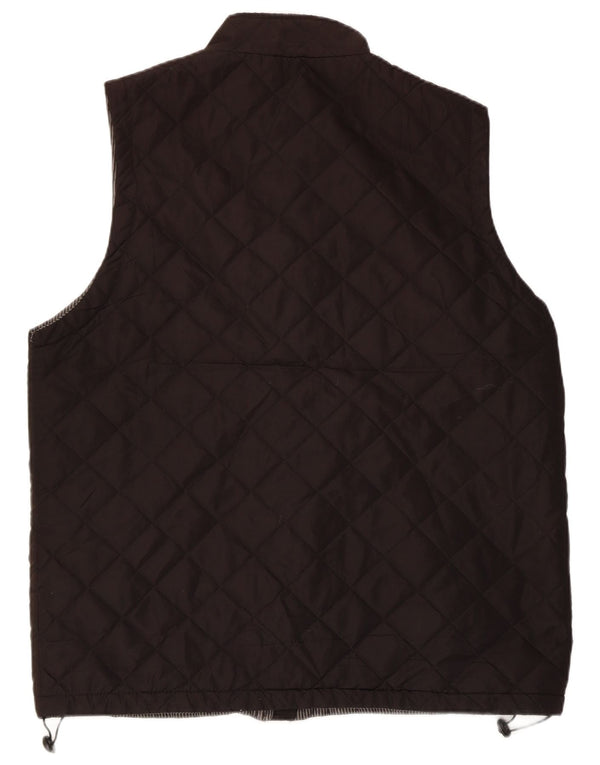Pierre Cardin Herre Quiltet Gilet UK 44 2XL Brun Polyester