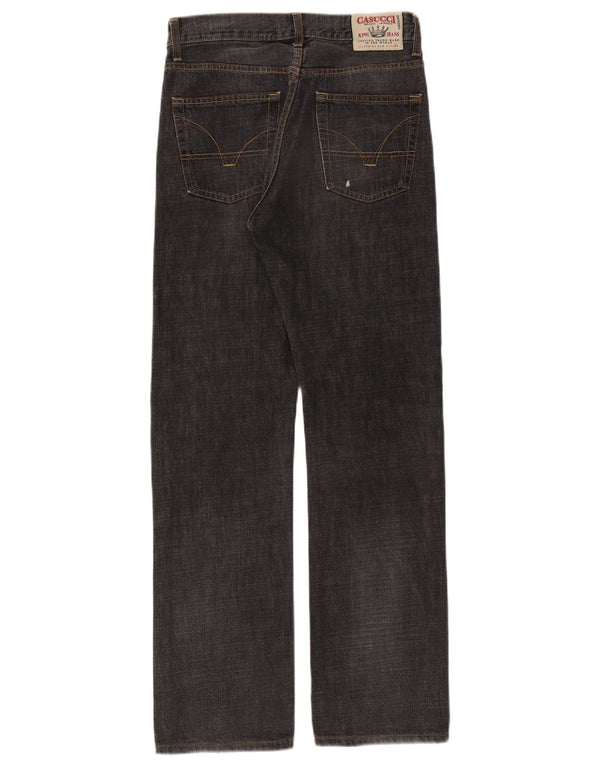 Casucci Herre Straight Jeans IT 46 Small W32 L31 Sort Bomuld