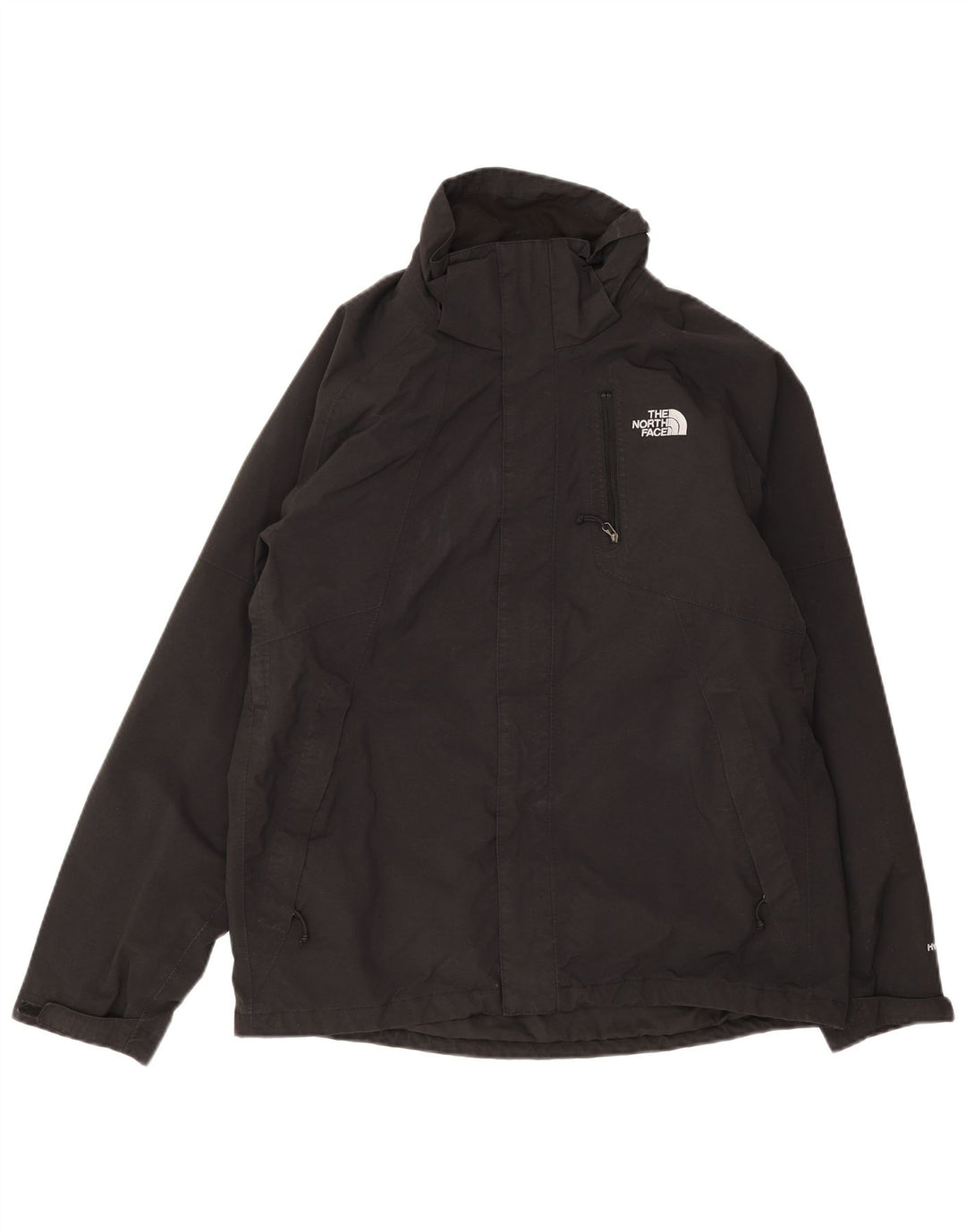 The North Face Herre Hyvent Regnjakke UK 38 Medium Sort Nylon