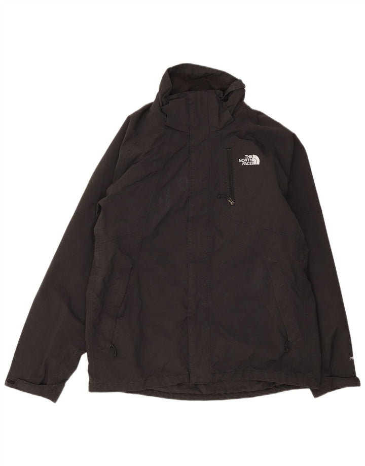 The North Face Herre Hyvent Regnjakke UK 38 Medium Sort Nylon