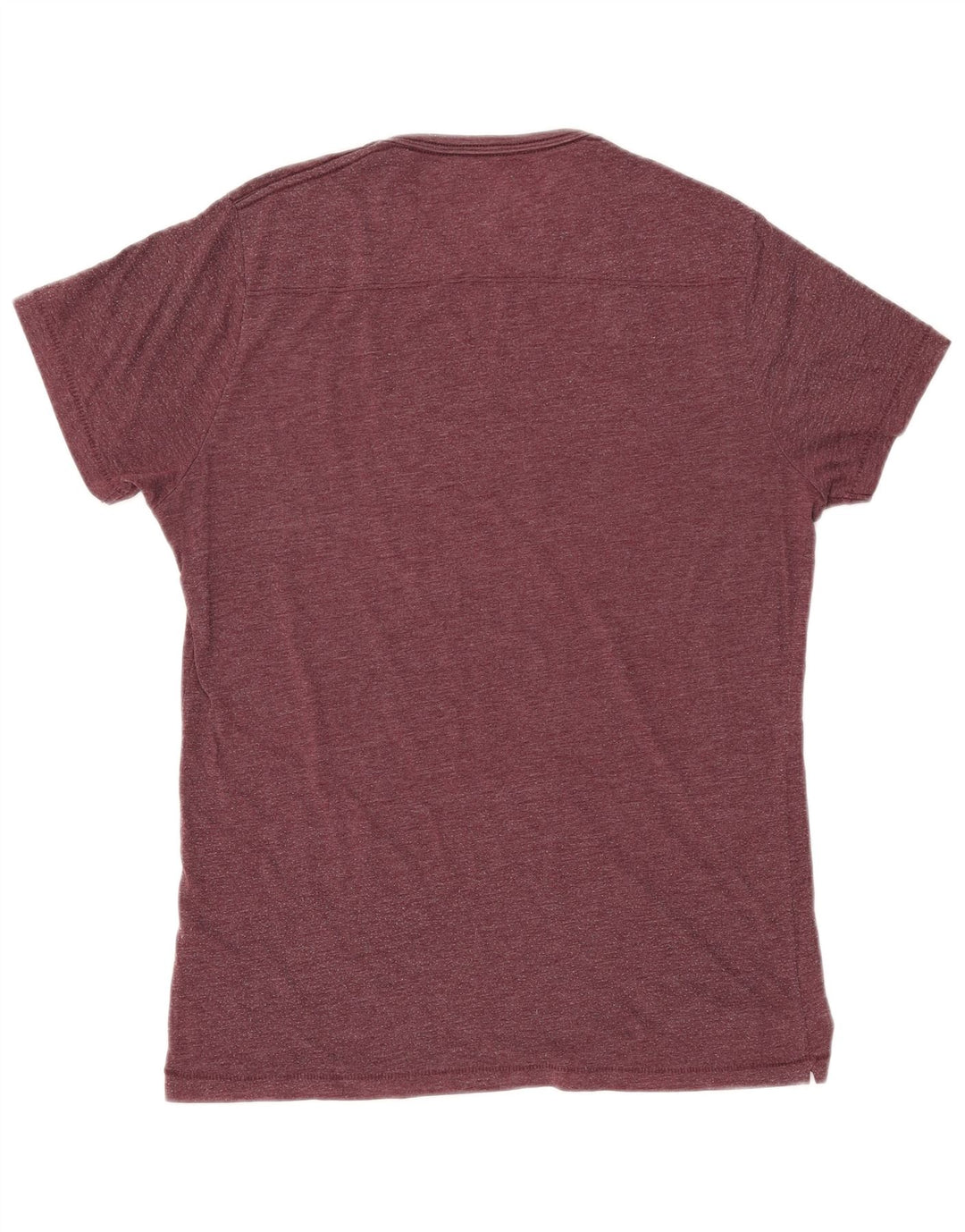 FRANSK FORBINDELSE Herre T-Shirt Top Medium Bourgogne Bomuld