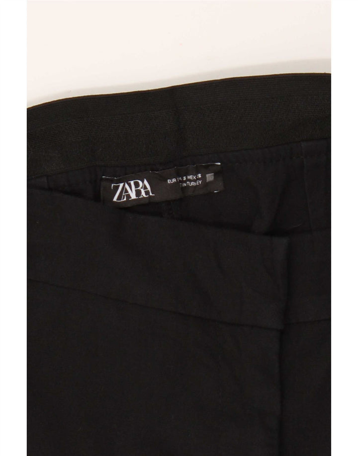 Zara Dame Slim Chino Bukser Small W26 L27 Sort