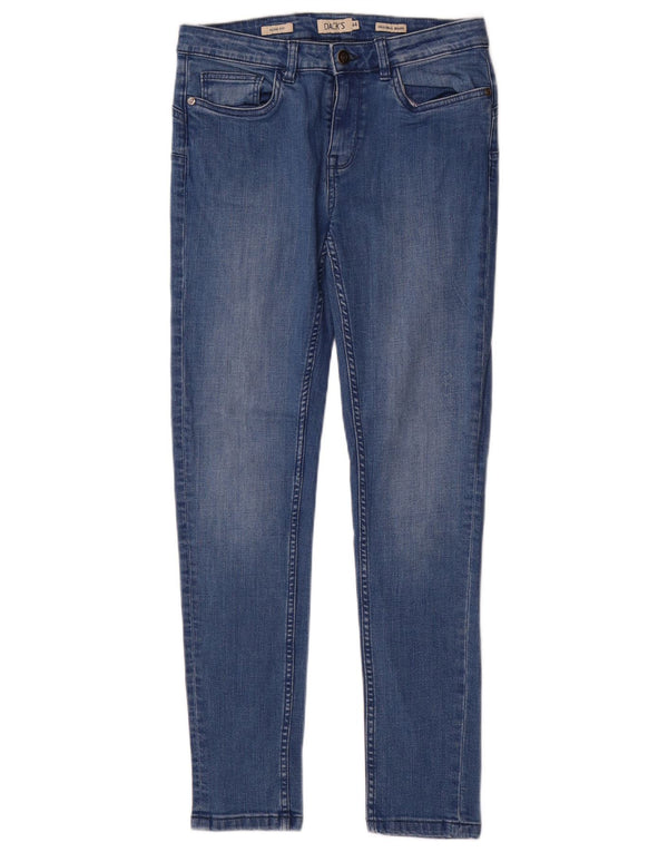 Dacks Dame Slim Jeans IT 44 Medium W30 L28 Blå Bomuld